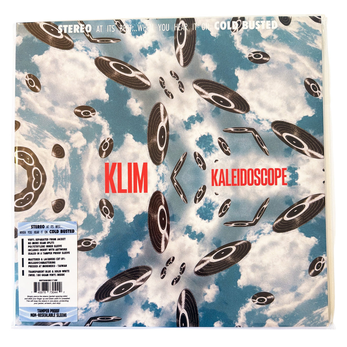 KLIM - Kaleidoscope - Blue & White Swirl Vinyl - 