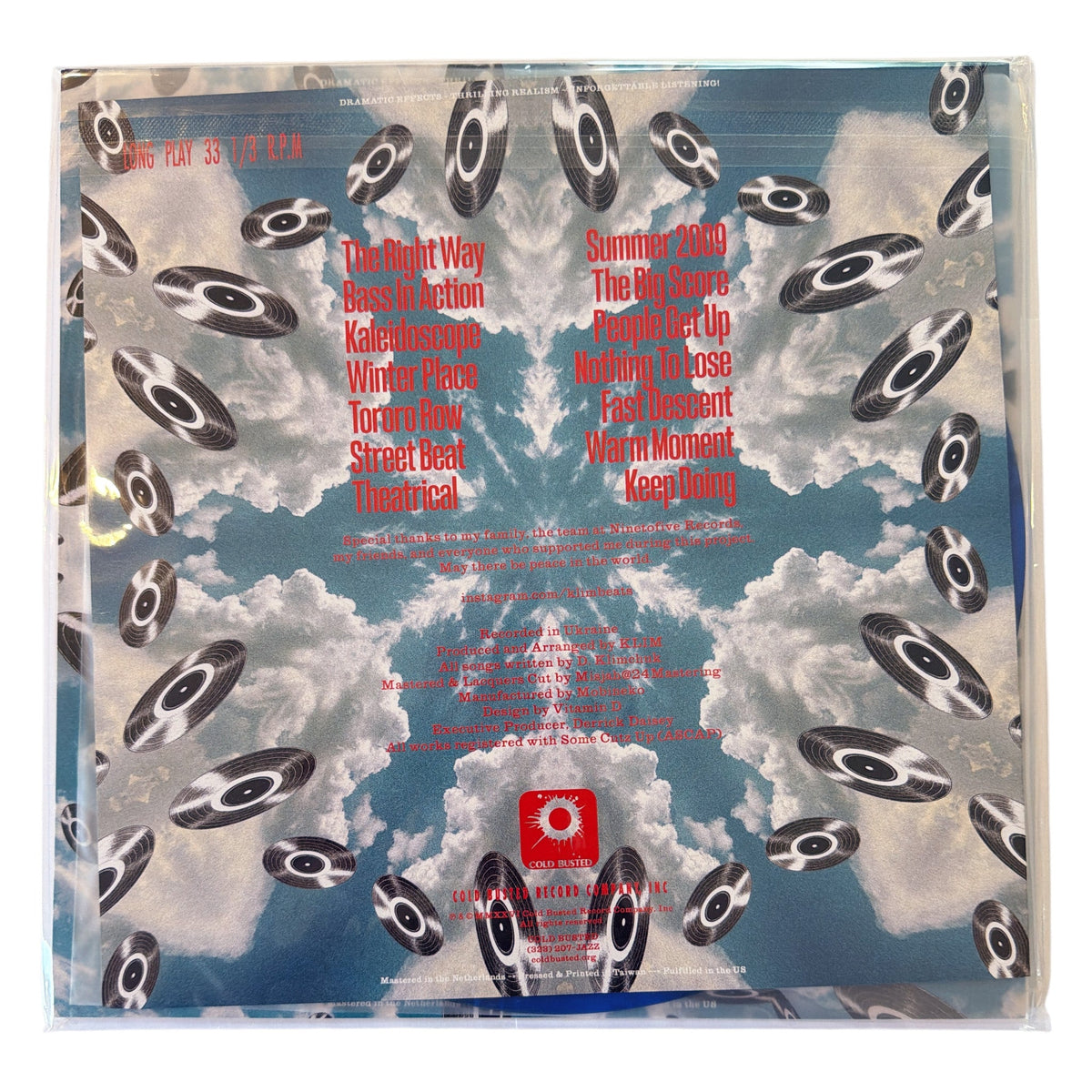 KLIM - Kaleidoscope - Transparent Blue Vinyl - 