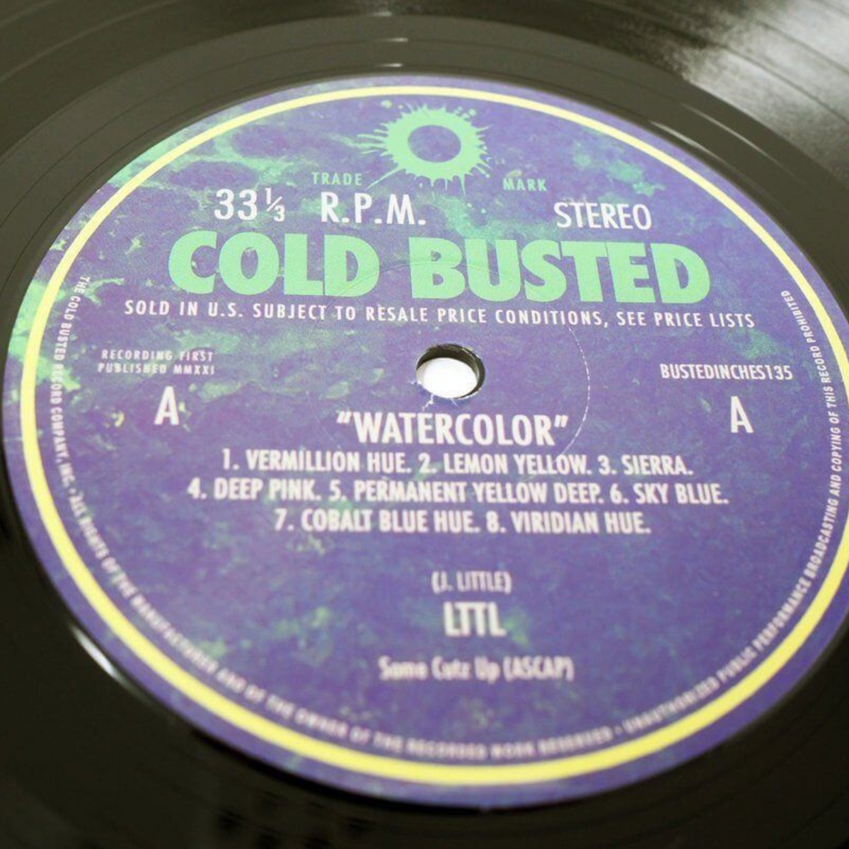 LTTL - Watercolor - Limited Edition 12 Inch Vinyl - 