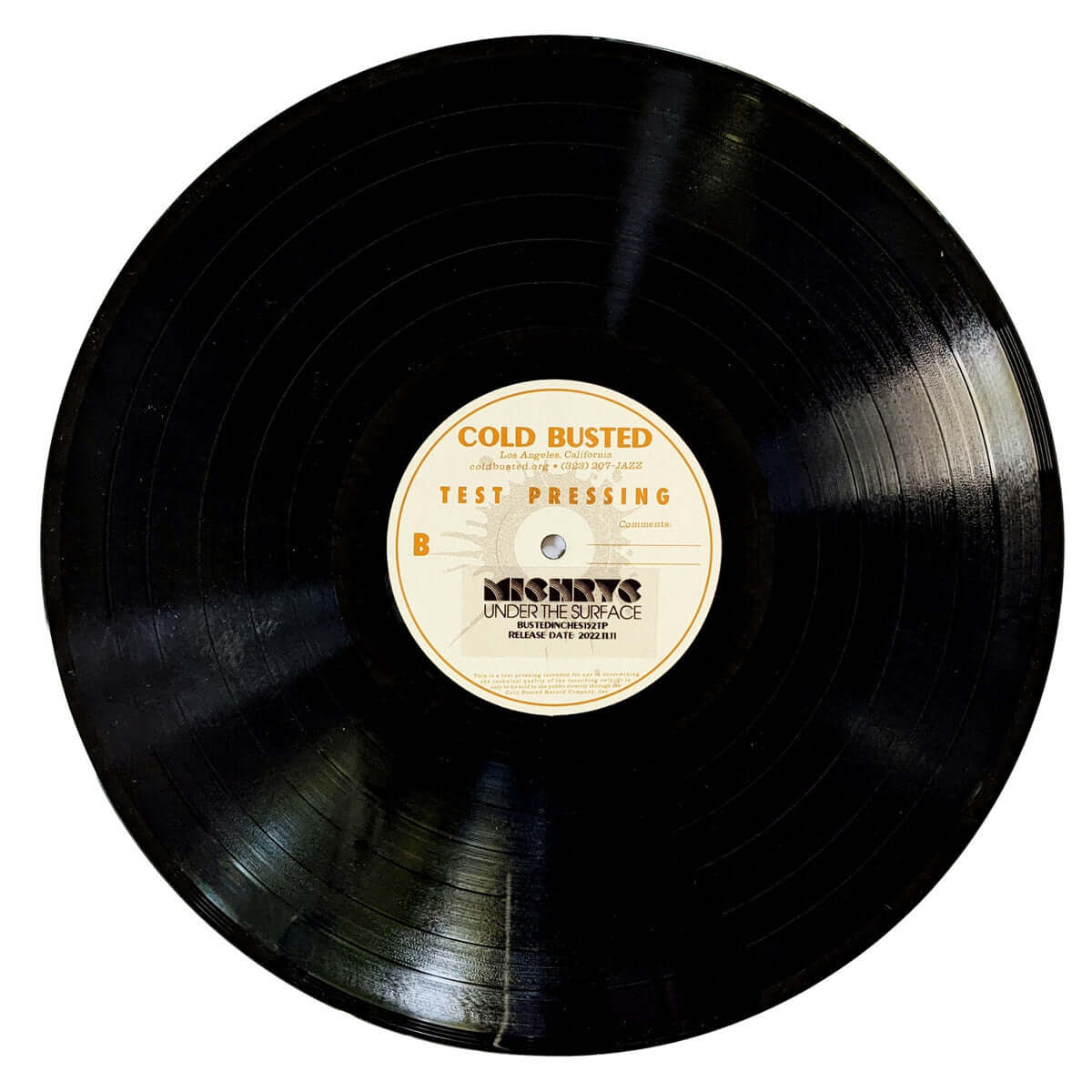 MichRyc - Under The Surface - Limited Edition 12 Inch Vinyl Test Pressing - 