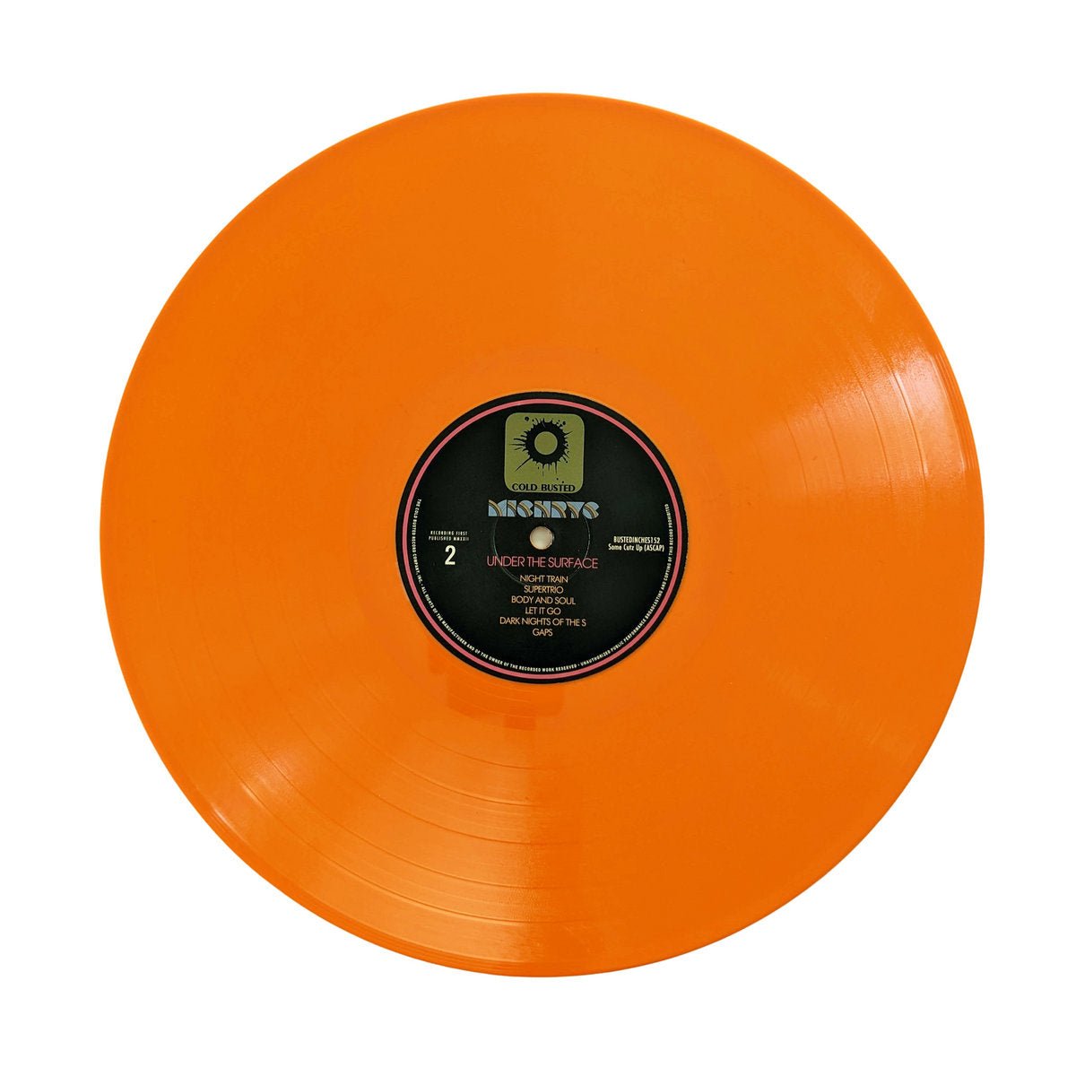 MichRyc - Under The Surface - Limited Edition Orange Colored 12 Inch Vinyl - 