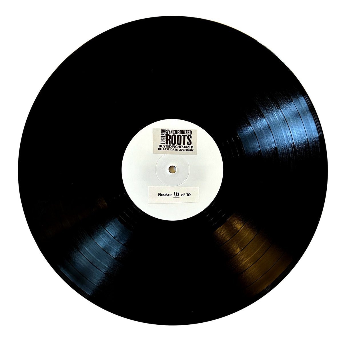 Mister T. - Synchronized Roots - Limited Edition 12 Inch Vinyl Test Pressing - 