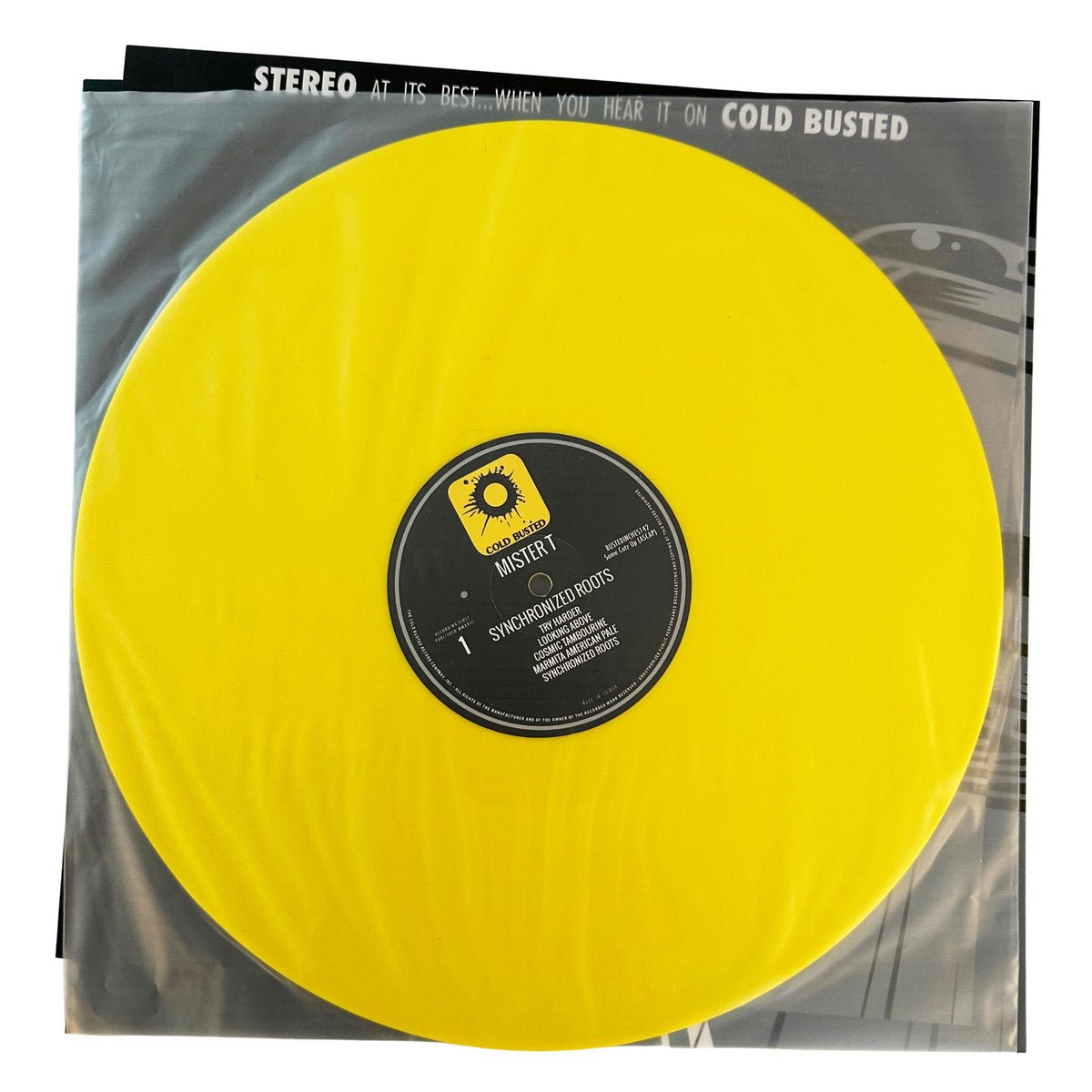 Mister T. - Synchronized Roots - Limited Edition Yellow Colored 12 Inch Vinyl - 