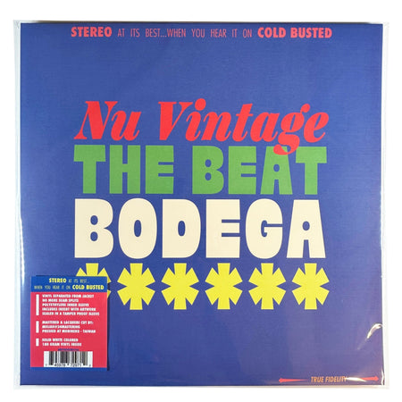 Nu Vintage - The Beat Bodega - Limited Edition White Colored 12 Inch Vinyl - COLD BUSTED