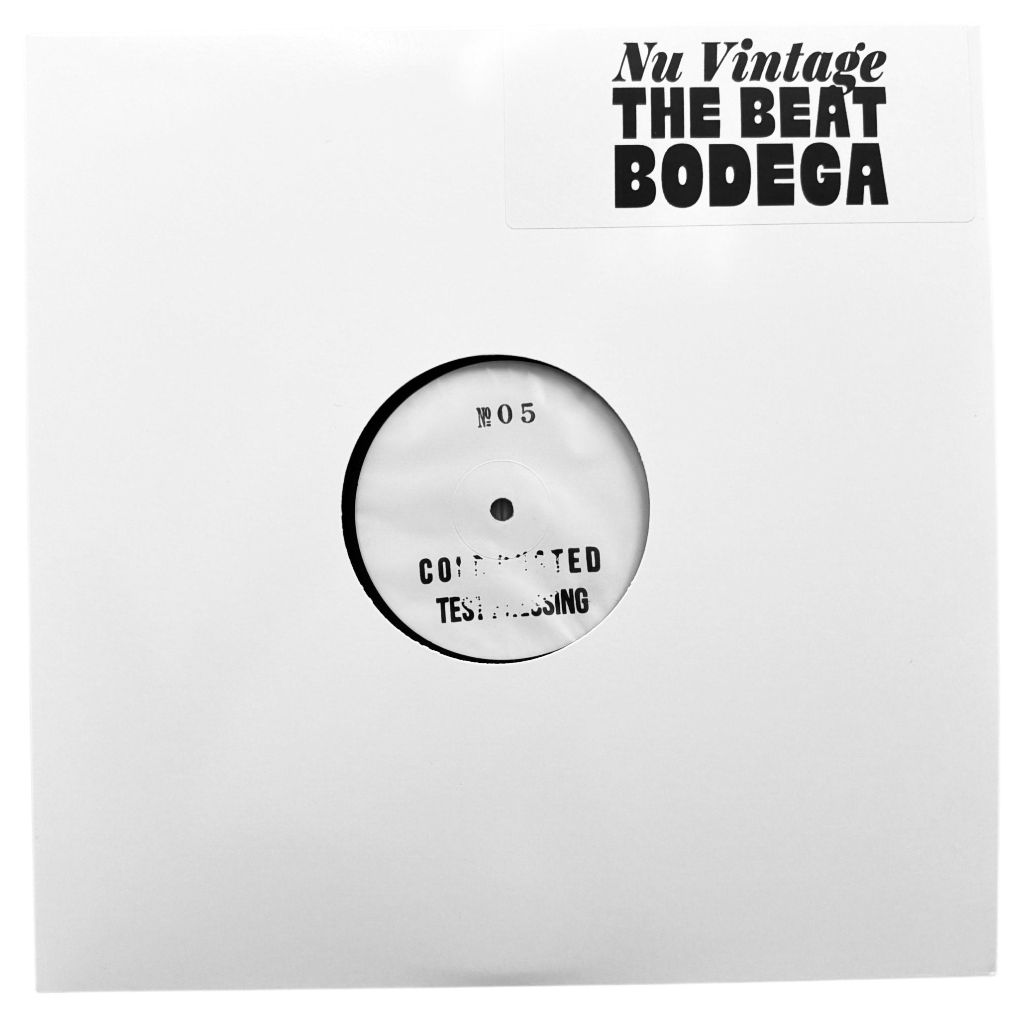 Nu Vintage - The Beat Bodega - Limited Edition 12 Inch Vinyl Test Pressing - COLD BUSTED