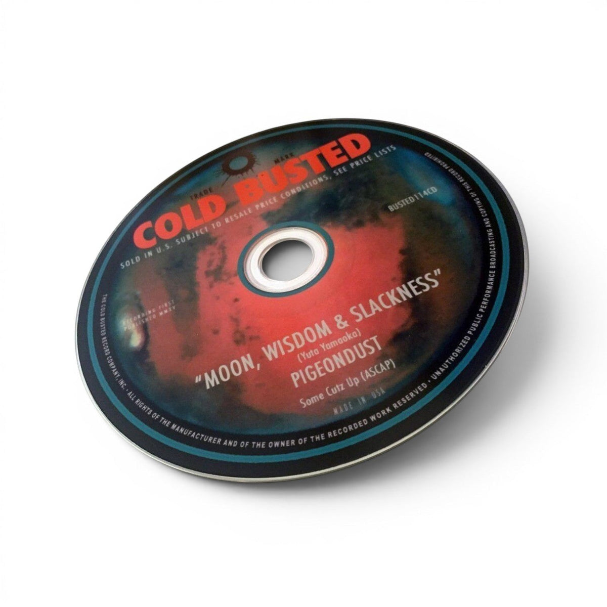 Pigeondust - Moon, Wisdom & Slackness - Damaged - Limited Edition 12 Inch Vinyl Repressed - COLD BUSTED