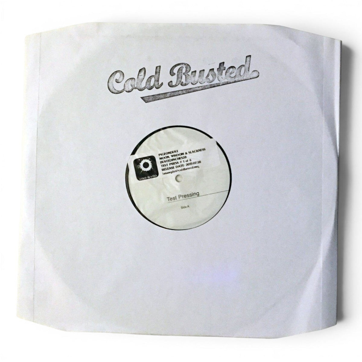 Pigeondust - Moon, Wisdom & Slackness - Damaged - Limited Edition 12 Inch Vinyl Repressed - COLD BUSTED