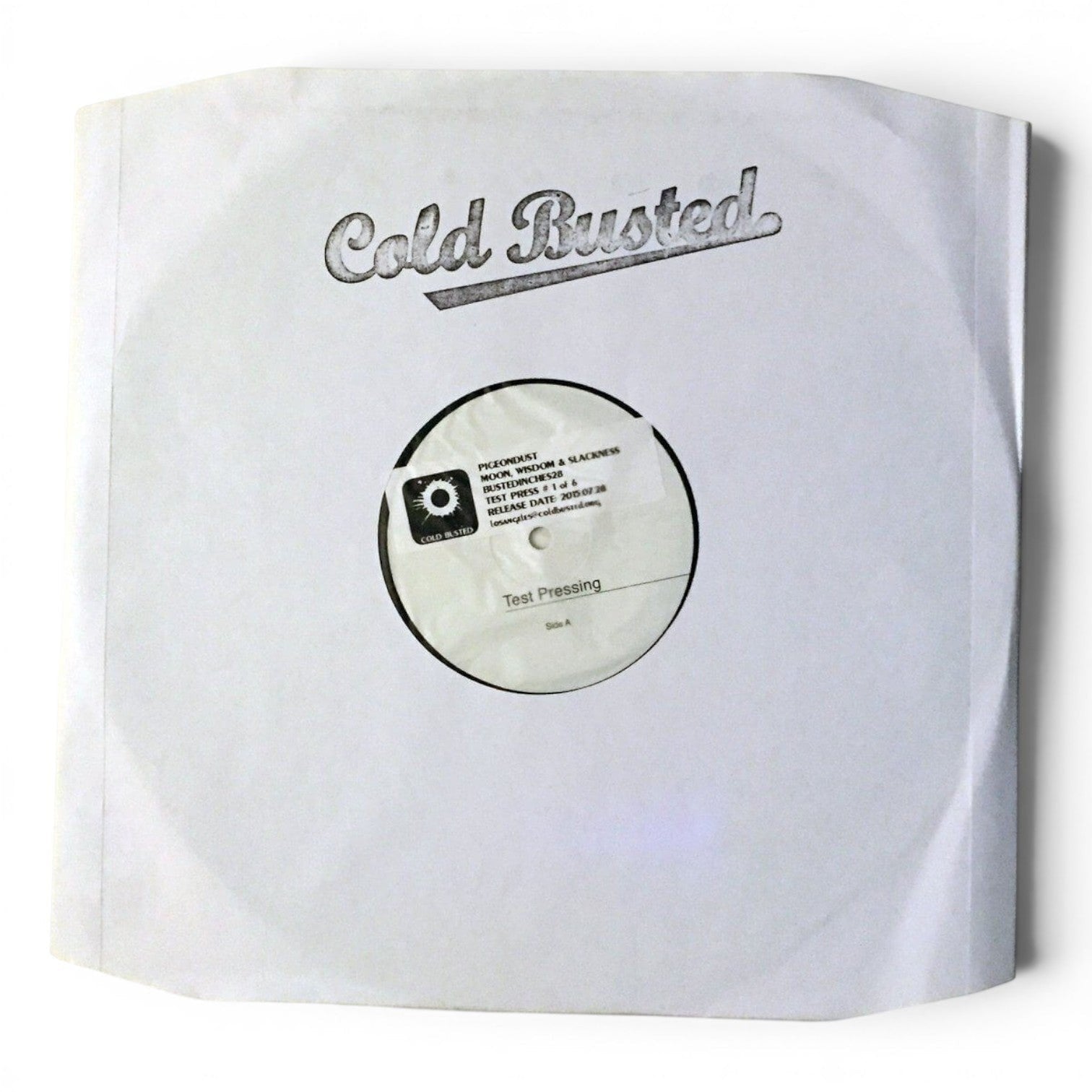 Pigeondust - Moon, Wisdom & Slackness - Damaged - Limited Edition 12 Inch Vinyl Repressed - COLD BUSTED