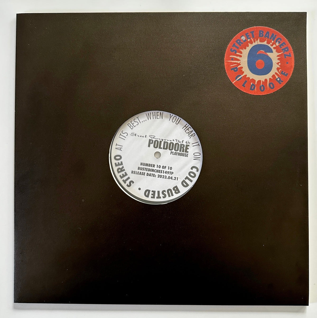 Poldoore - Street Bangerz Volume 6: Playhouse (Remastered) - Limited Edition 12 Inch Vinyl Test Pressing - COLD BUSTED