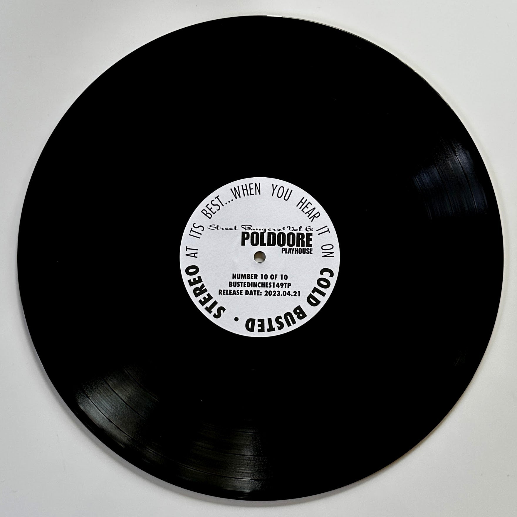 Poldoore - Street Bangerz Volume 6: Playhouse (Remastered) - Limited Edition 12 Inch Vinyl Test Pressing - COLD BUSTED