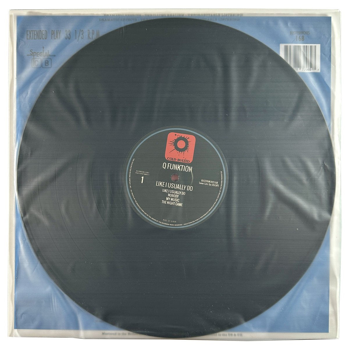 Q Funktion - Like I Usually Do (Remastered) - Limited Edition 12 Inch Vinyl - COLD BUSTED