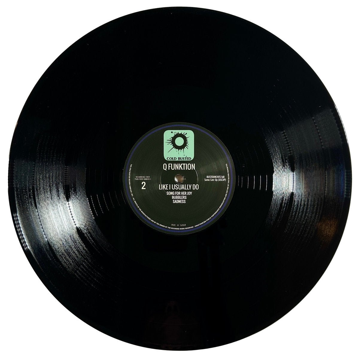 Q Funktion - Like I Usually Do (Remastered) - Limited Edition 12 Inch Vinyl - COLD BUSTED