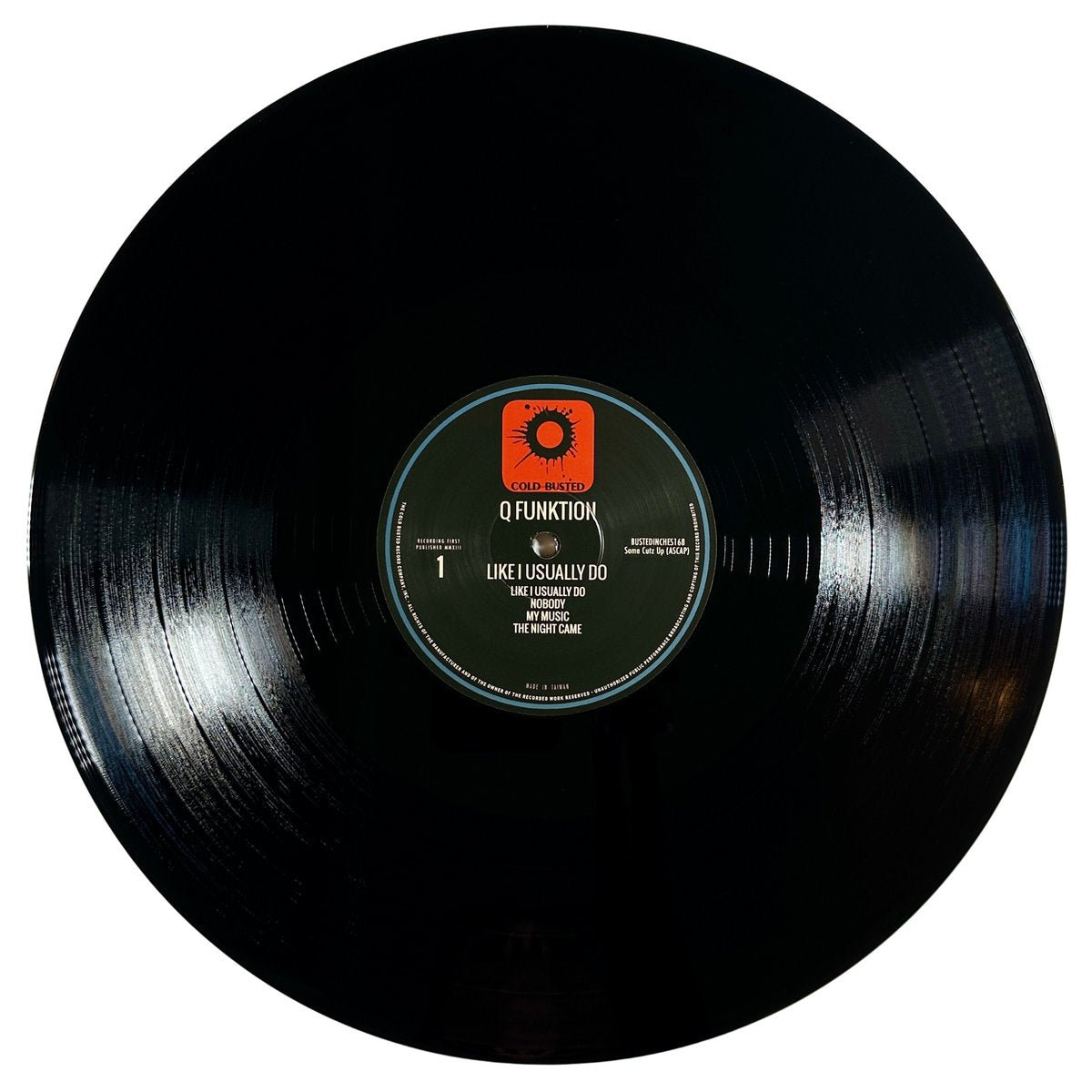 Q Funktion - Like I Usually Do (Remastered) - Limited Edition 12 Inch Vinyl - COLD BUSTED