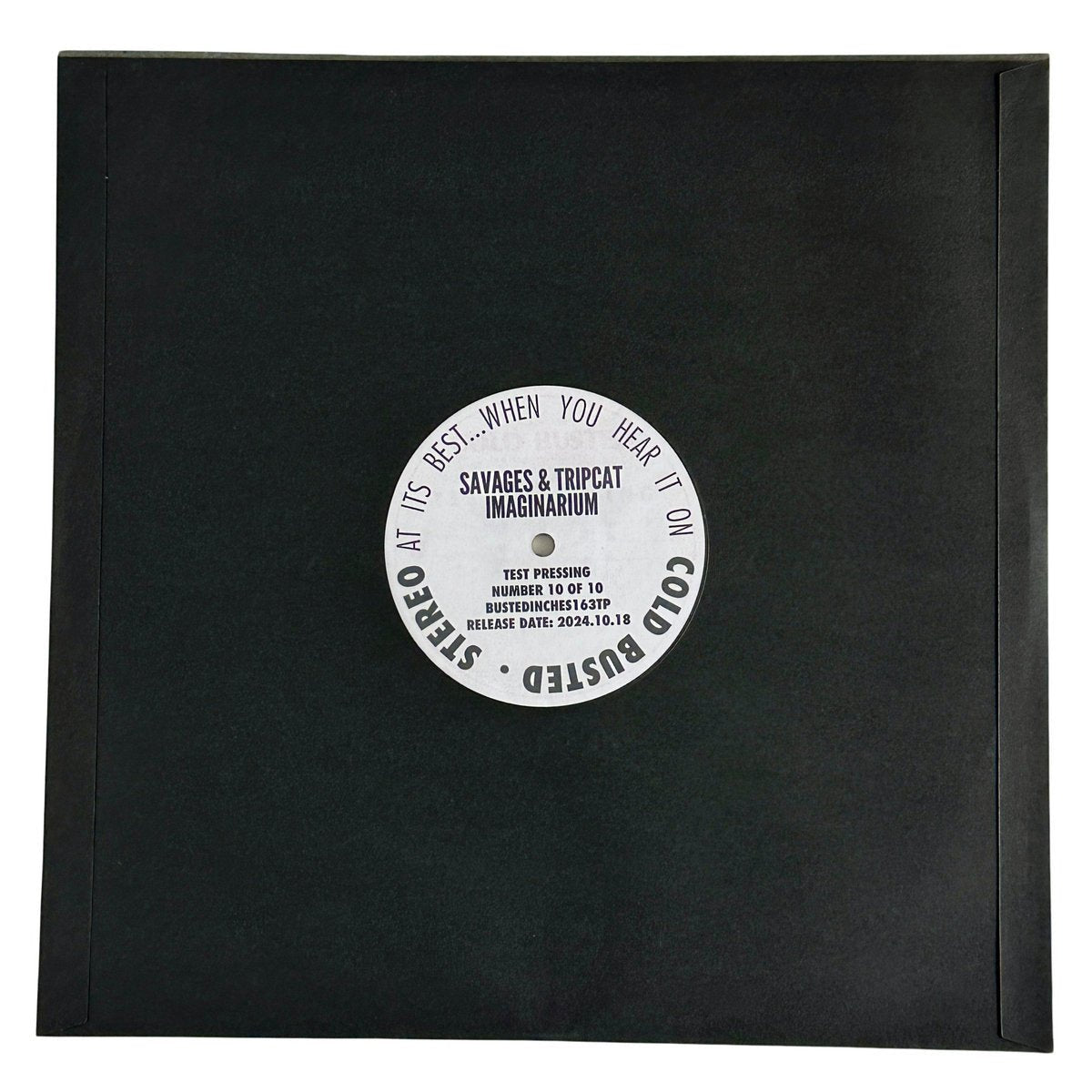 Savages & Tripcat - Imaginarium - Limited Edition 12 Inch Vinyl Test Pressing - COLD BUSTED