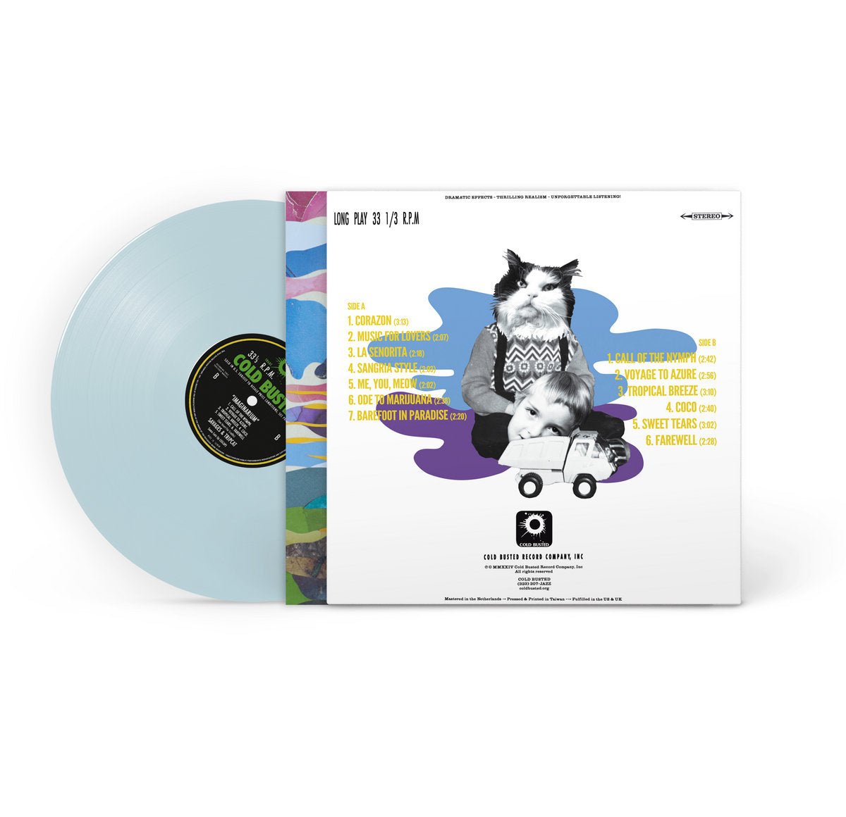 Savages & Tripcat - Imaginarium - PRE - ORDER: Limited Edition Sky Blue Colored 12 Inch Vinyl - COLD BUSTED