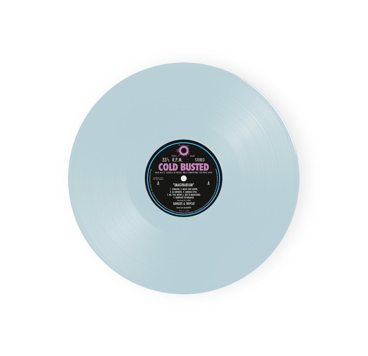 Savages & Tripcat - Imaginarium - PRE - ORDER: Limited Edition Sky Blue Colored 12 Inch Vinyl - COLD BUSTED