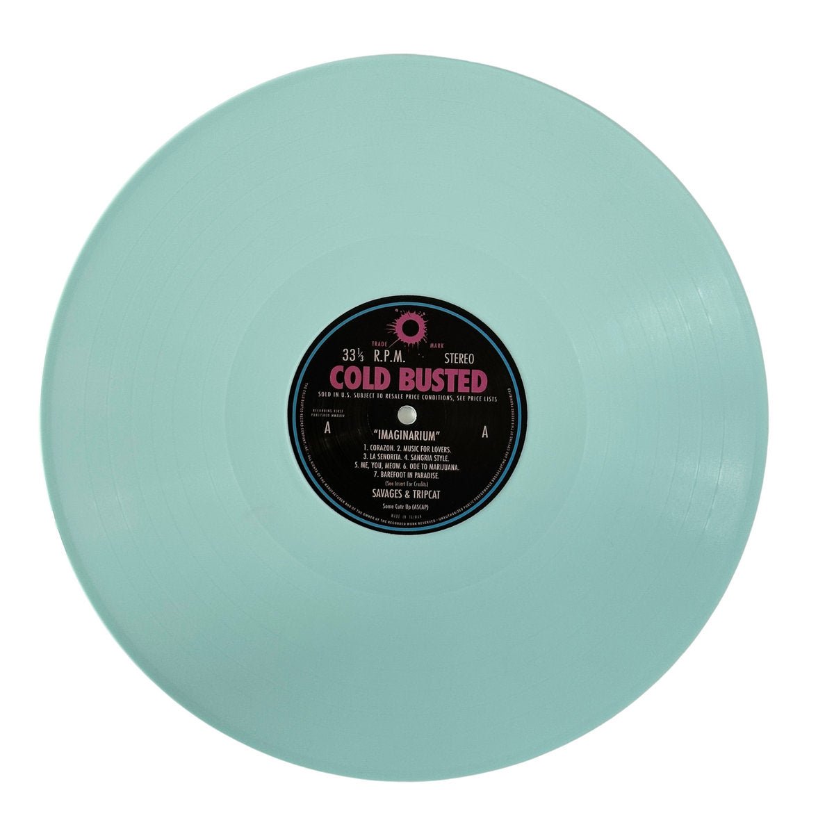 Savages & Tripcat - Imaginarium - Limited Edition Sky Blue Colored 12 Inch Vinyl - COLD BUSTED