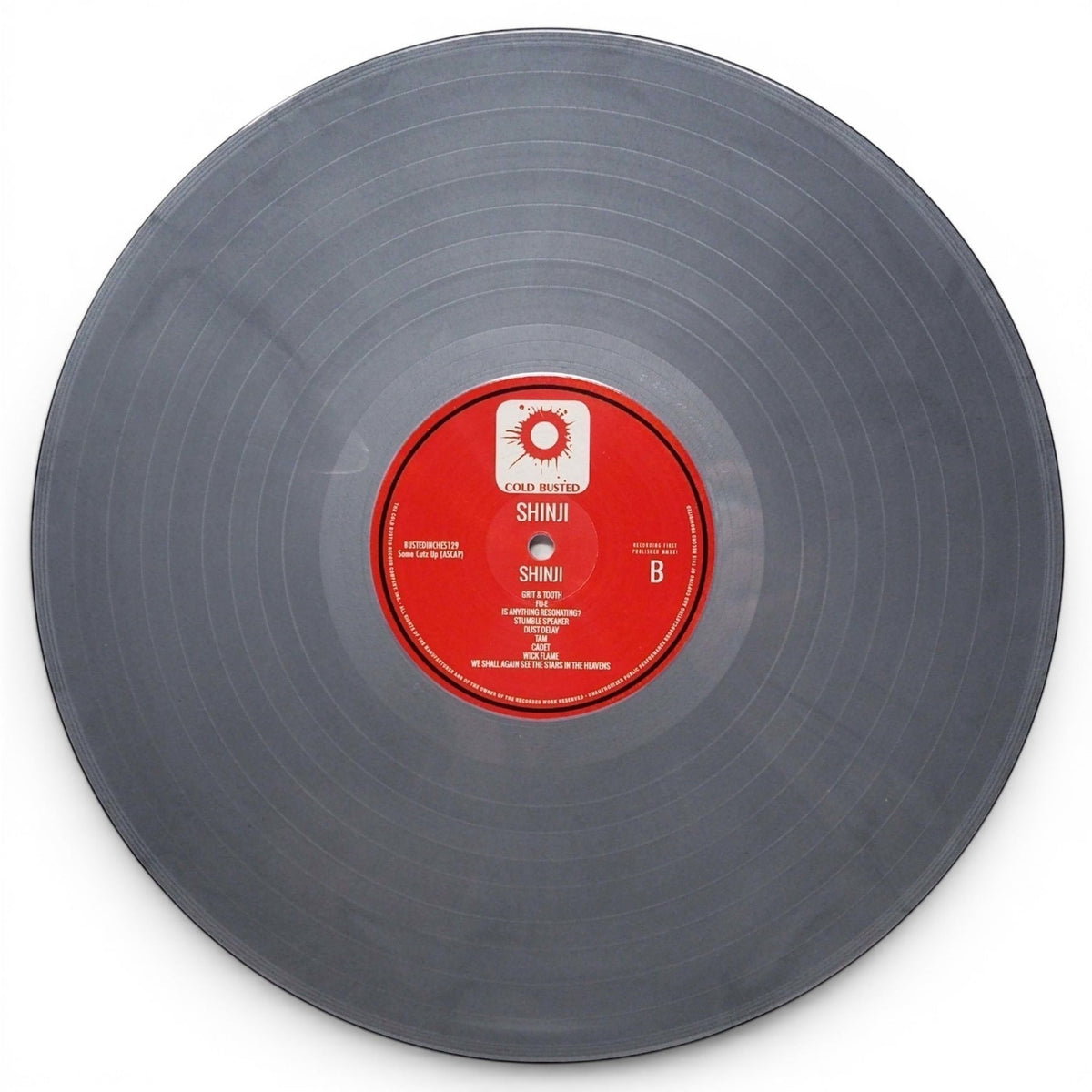 Shinji - Shinji - Limited Edition Solid Silver Colored 12 Inch Vinyl - COLD BUSTED