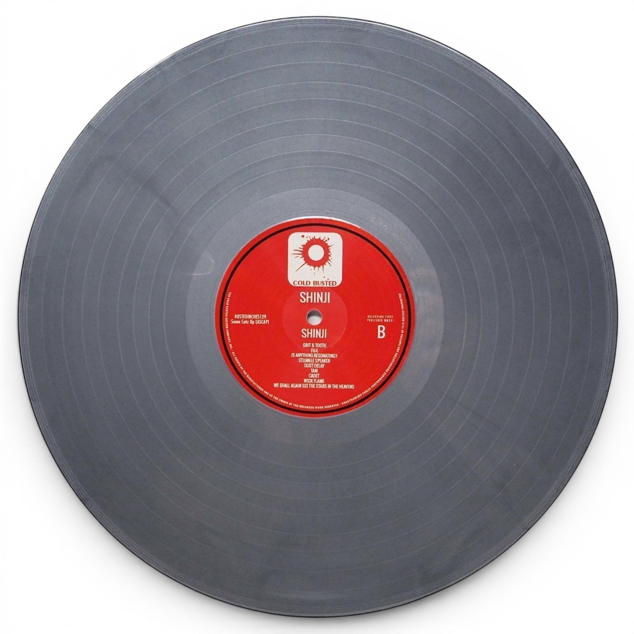 Shinji - Shinji - Limited Edition Solid Silver Colored 12 Inch Vinyl - COLD BUSTED
