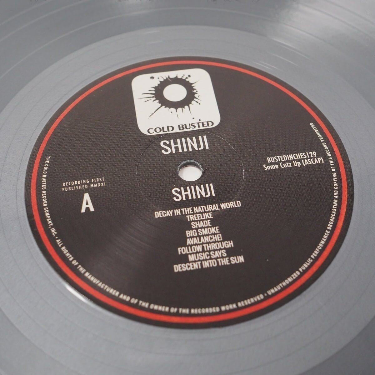 Shinji - Shinji - Limited Edition Solid Silver Colored 12 Inch Vinyl - COLD BUSTED