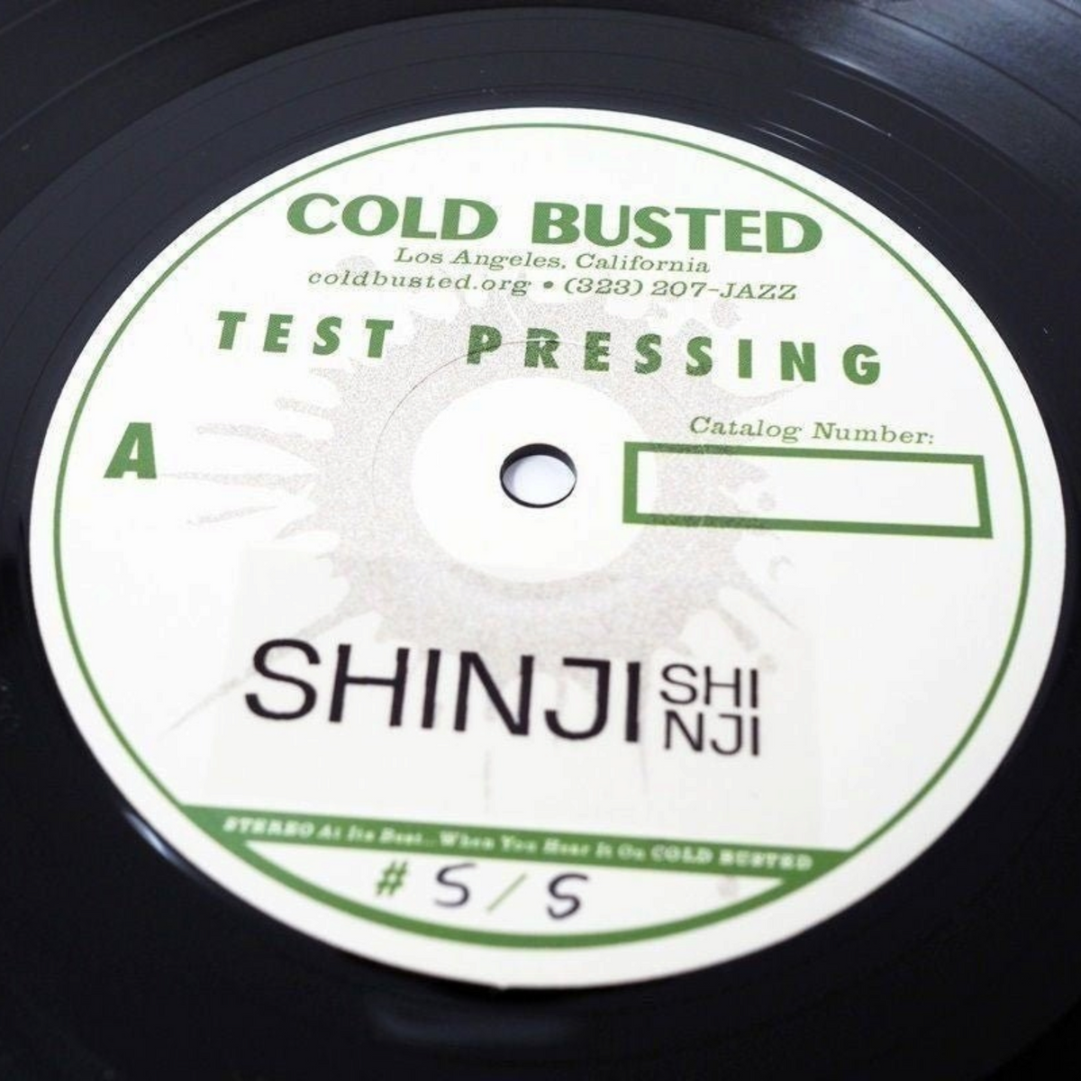 Shinji - Shinji - Limited Edition 12 Inch Vinyl Test Pressing - 