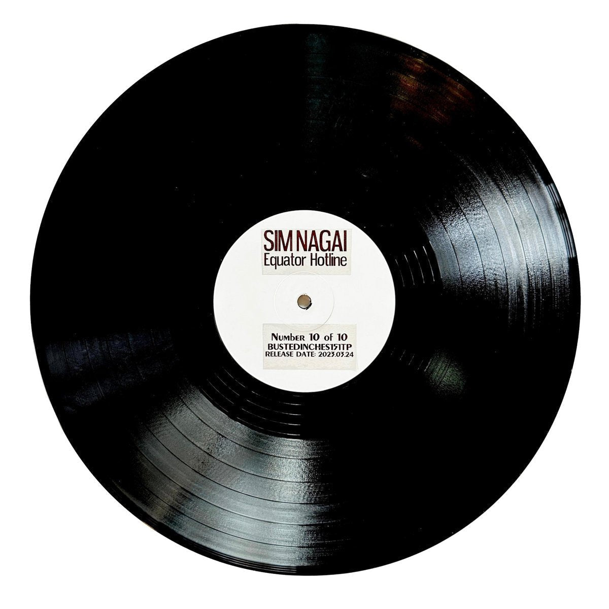 Sim Nagai - Equator Hotline - Limited Edition 12 Inch Vinyl Test Pressing - 