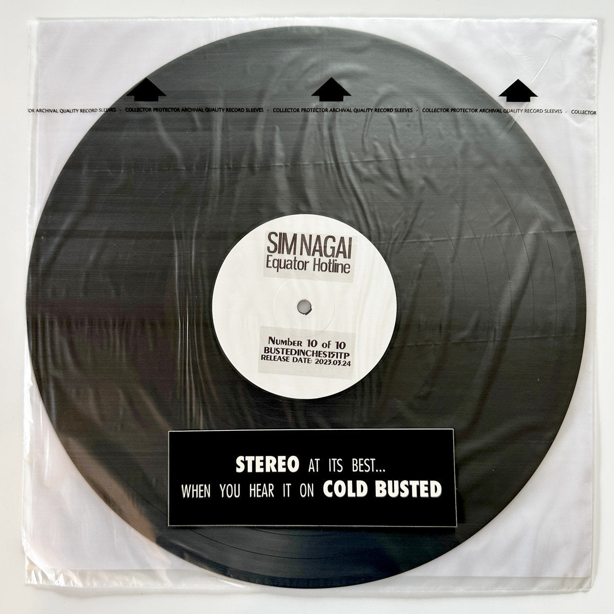 Sim Nagai - Equator Hotline - Limited Edition 12 Inch Vinyl Test Pressing - 