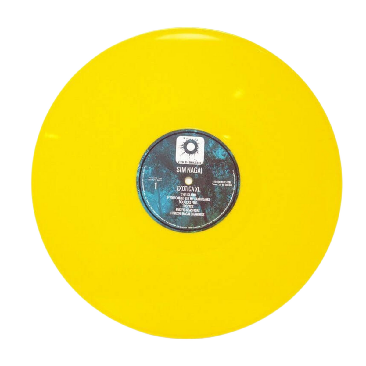 Sim Nagai - Exotica XL - Limited Edition 12 Inch Yellow Colored Vinyl - 