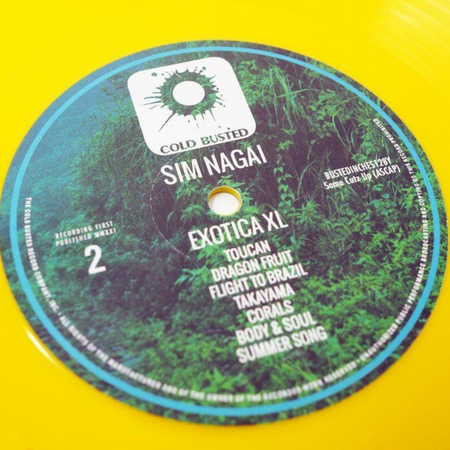 Sim Nagai - Exotica XL - Limited Edition 12 Inch Yellow Colored Vinyl - 