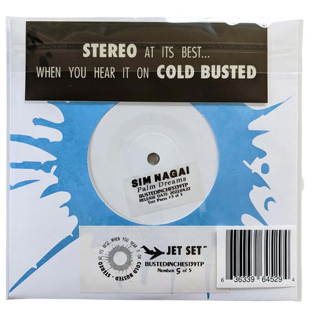 Sim Nagai - Palm Dreams - Limited Edition 7 Inch Vinyl Test Pressing - 