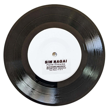 Sim Nagai - Palm Dreams - Limited Edition 7 Inch Vinyl Test Pressing - 