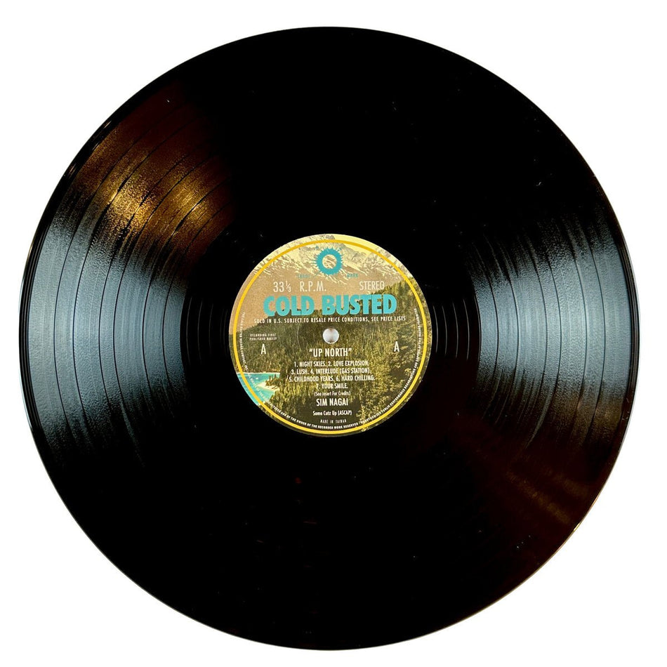 Sim Nagai - Up North - Limited Edition Transparent Dark Green Colored 12 Inch Vinyl - COLD BUSTED
