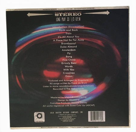 Singularis - What A Time - Limited Edition 12 Inch Vinyl - Cold Busted