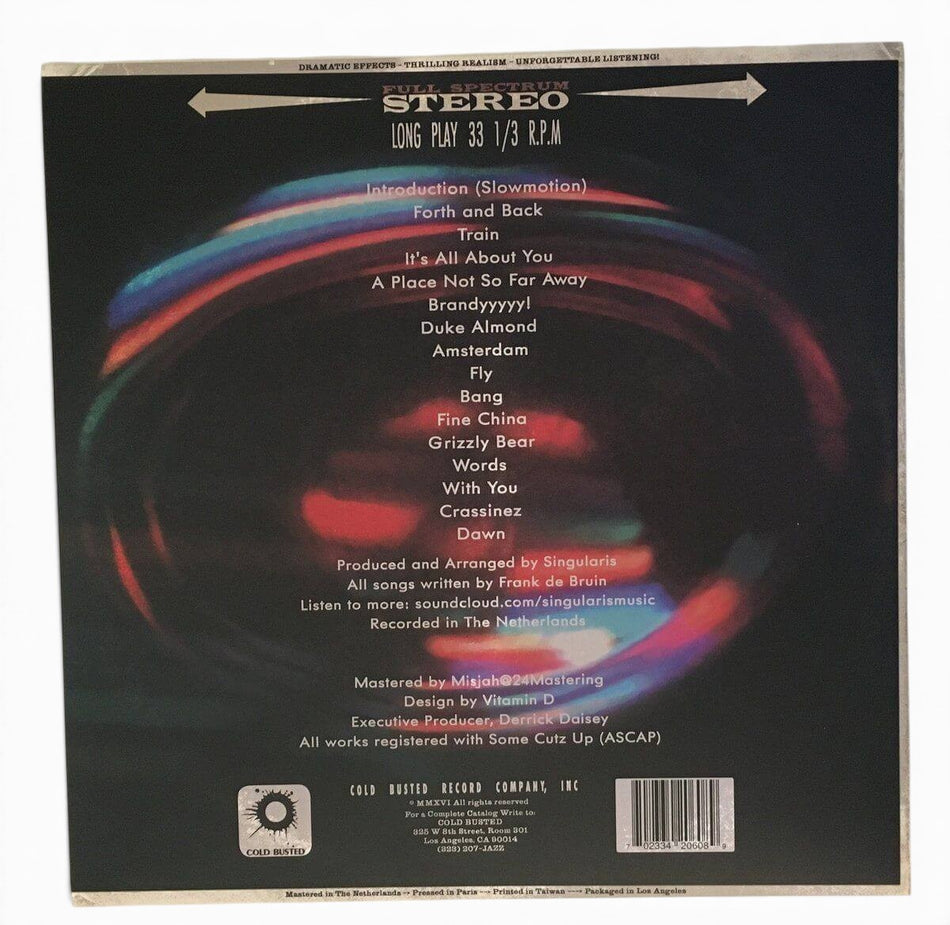 Singularis - What A Time - Limited Edition 12 Inch Vinyl - Cold Busted