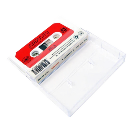 COLD BUSTED limited edition Amparo cassette tape by The Deli, Es-K, and Jansport J in a clear plastic case.