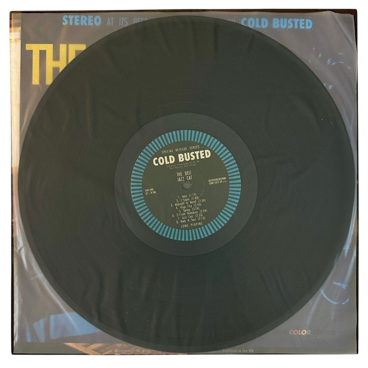 The Deli - Jazz Cat - Special Reissue Series Black 12 Inch Vinyl - COLD BUSTED