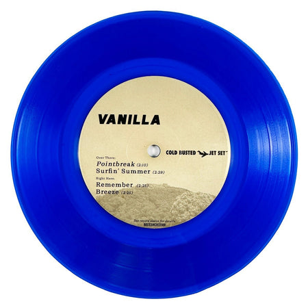 Vanilla - Pointbreak - Limited Edition Transparent Blue Colored 7 Inch Vinyl - 