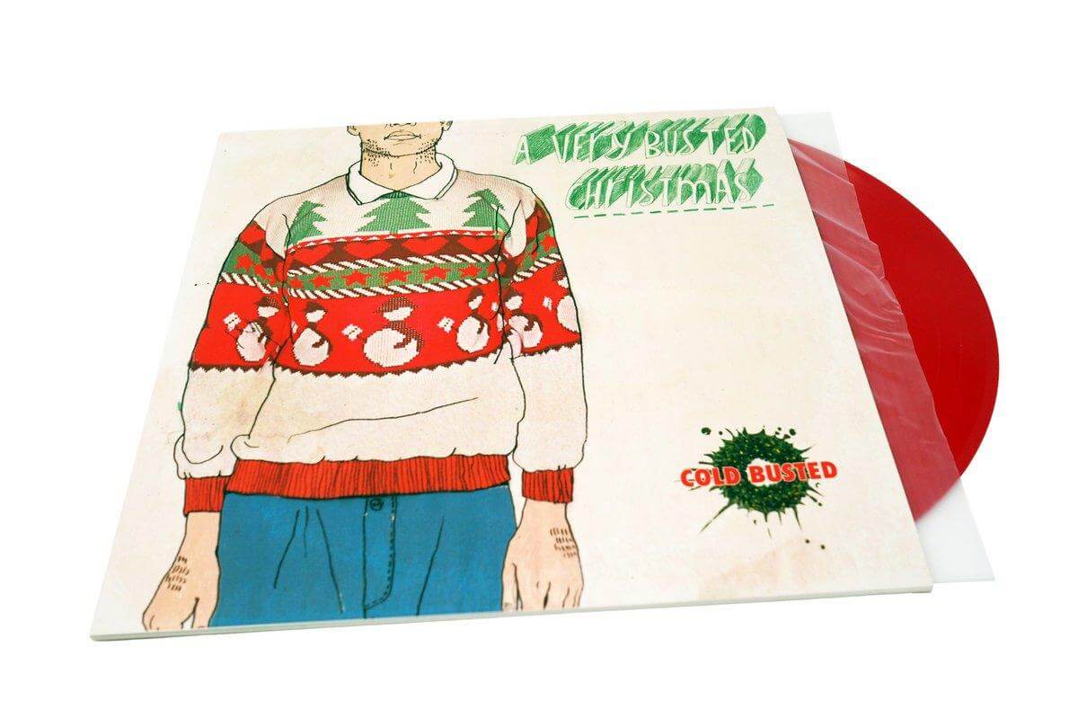 Various Artists - A Very Busted Christmas - Limited Edition Solid Red Colored 12 Inch Vinyl - COLD BUSTED