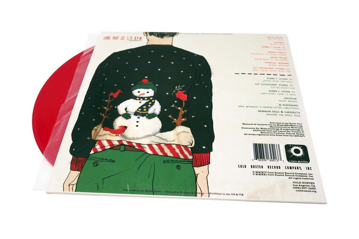 Various Artists - A Very Busted Christmas - Limited Edition Solid Red Colored 12 Inch Vinyl - COLD BUSTED