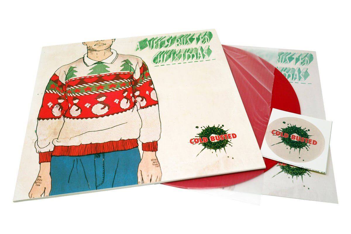 Various Artists - A Very Busted Christmas - Limited Edition Solid Red Colored 12 Inch Vinyl - COLD BUSTED