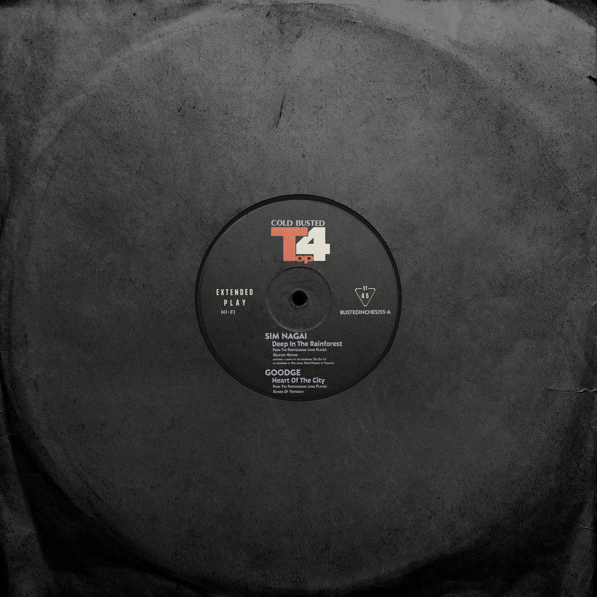 Various Artists - Top 4 - Limited Edition 12 Inch Vinyl - COLD BUSTED