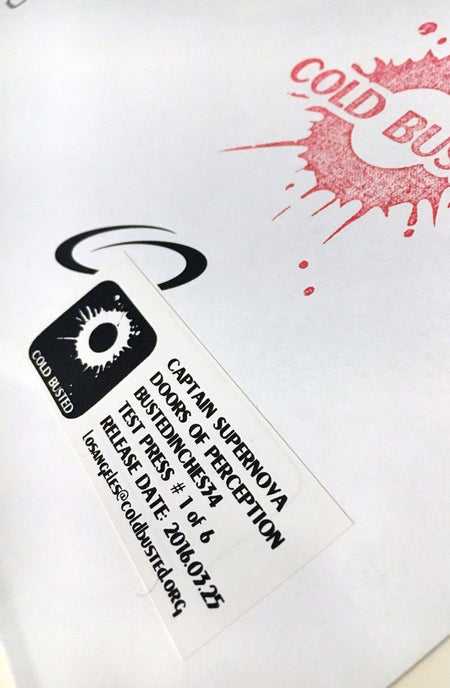 Captain Supernova - Doors of Perception - Limited Edition 12 Inch Vinyl Test Pressing - Cold Busted