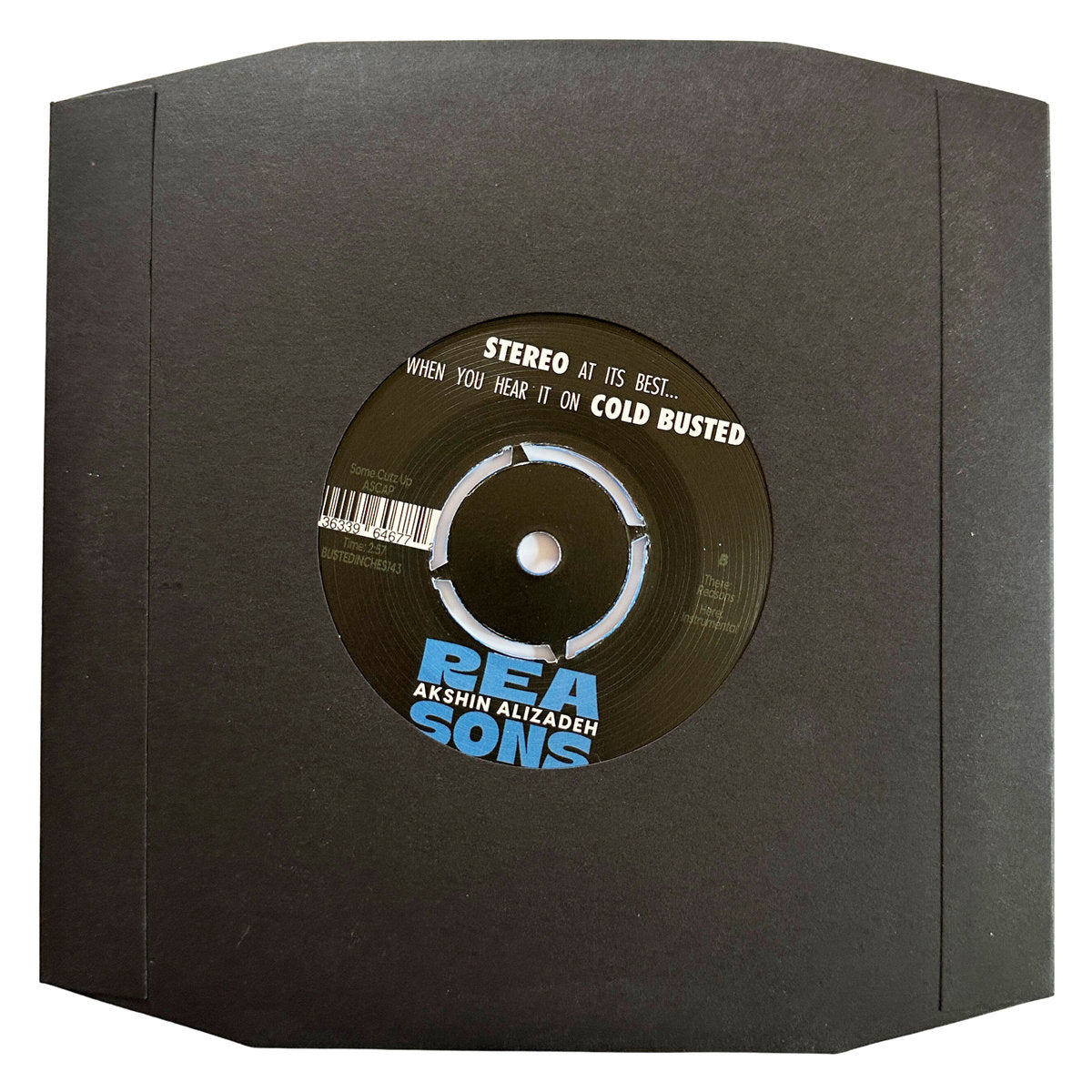 Akshin Alizadeh - Reasons - Limited Edition Solid Blue Colored 7 Inch Vinyl - Cold Busted