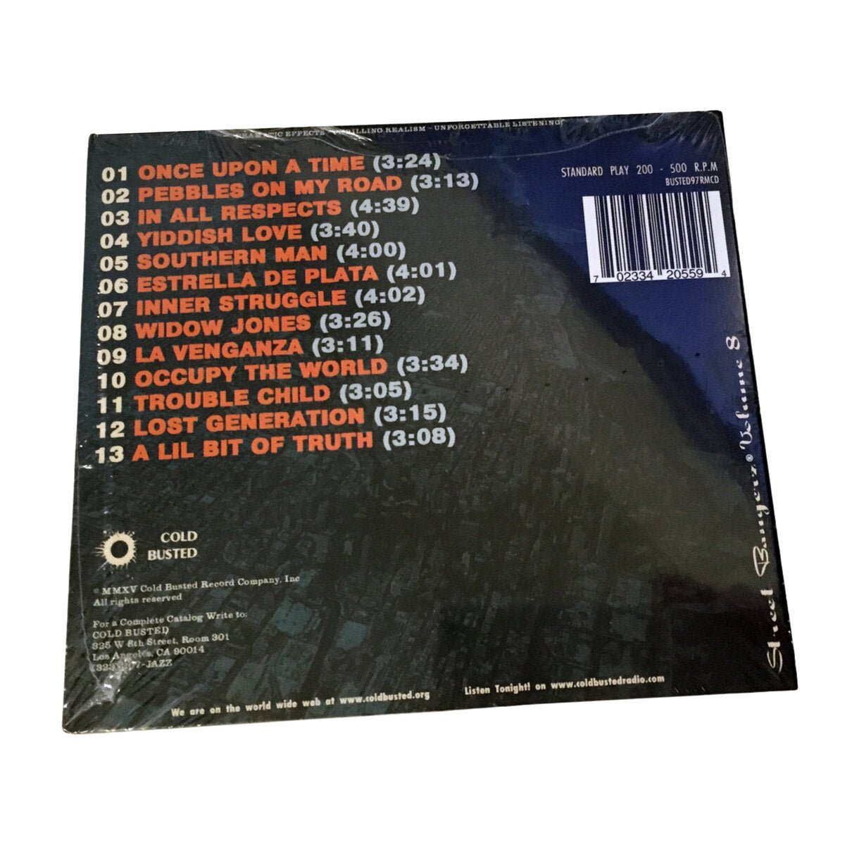 Akshin Alizadeh - Street Bangerz Volume 8 (Remastered) - Limited Edition Compact Disc - Cold Busted