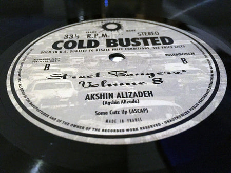 Akshin Alizadeh - Street Bangerz Volume 8 (Remastered) - Crowdfunded Limited Edition 12 Inch Vinyl - Cold Busted
