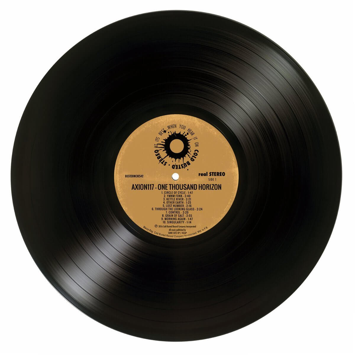 Axion117 - One Thousand Horizon - Limited Edition 12 Inch Vinyl - Cold Busted