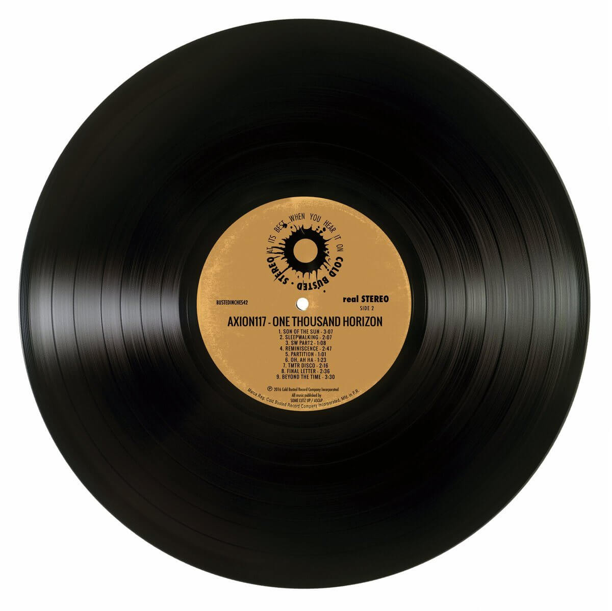 Axion117 - One Thousand Horizon - Limited Edition 12 Inch Vinyl - Cold Busted