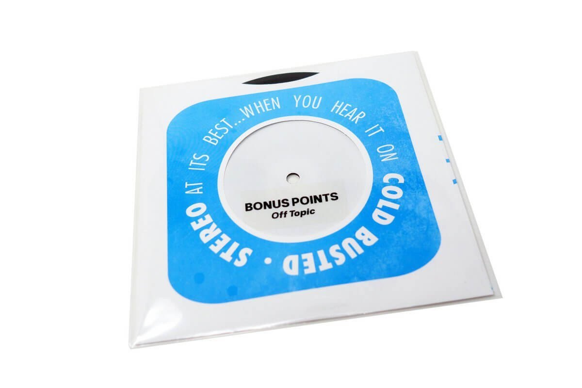 Bonus Points - Off Topic - Limited Edition 7 Inch Vinyl Test Pressing - Cold Busted