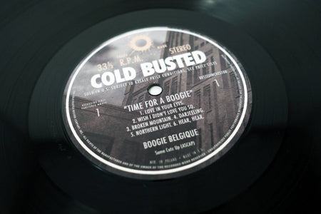 Boogie Belgique - Time For A Boogie (Remastered) - Limited Edition 12 Inch Vinyl - Cold Busted