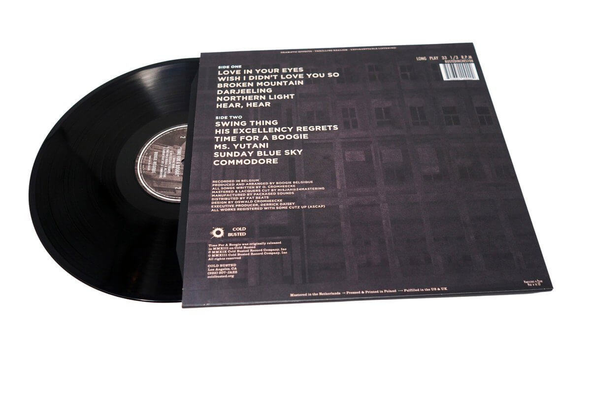 Boogie Belgique - Time For A Boogie (Remastered) - Limited Edition 12 Inch Vinyl - Cold Busted